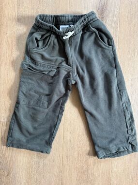 Zara Kids Olive Green Pants with Side Pocket